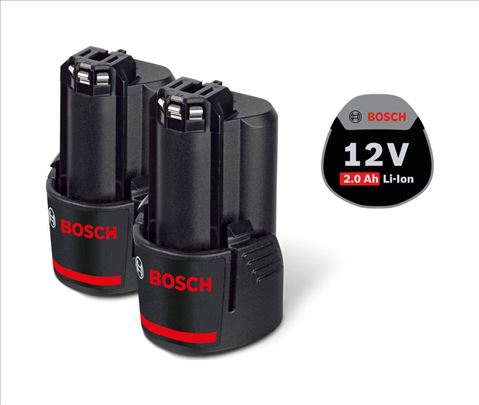 2 Bosch baterije 12v 2.0Ah - novo - garancija!