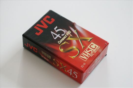 Kaseta JVC 45 compact VHS SX EC-45 VHS-C