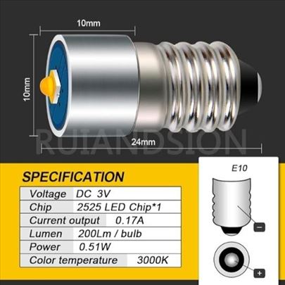 LED Sijalica E10