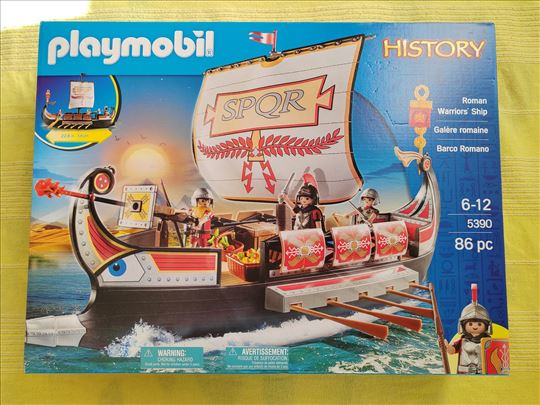 Playmobile set 5390 za Igru Rimski brod - Galija