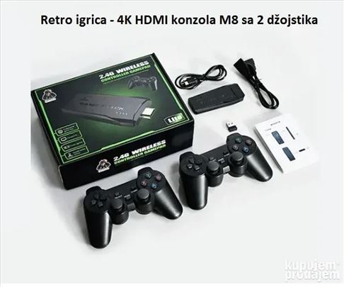 20.000 Retro igrica M8 Game HDMI Stick 4K konzola