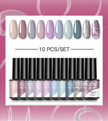 Rosalind komplet 10 gel lakova