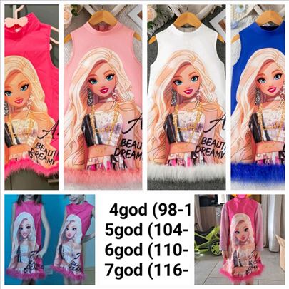 Barbie haljina,veličine na slici- naručivanje