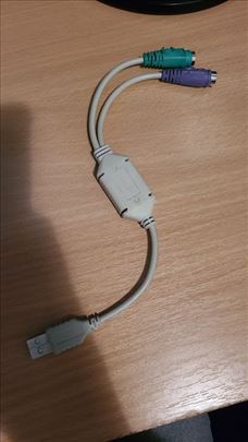 Adapter USB na PS2 za miša i tastaturu sa kablom