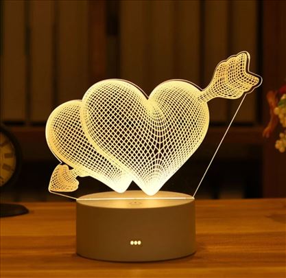 Dekorativne 3D lampe