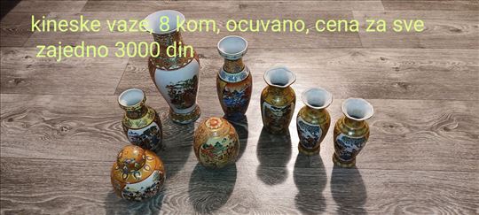 Kineske vaze 8 kom 