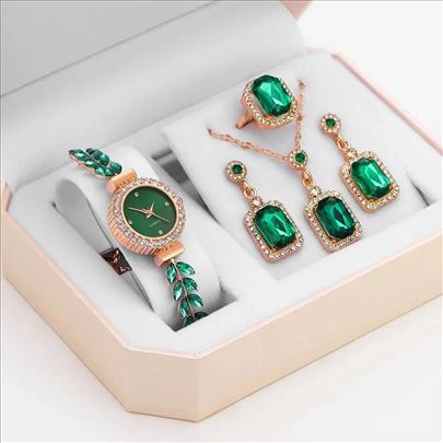 Ženski sat i nakit luxuznog modernog izgleda 