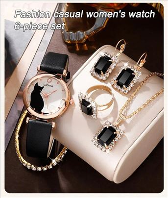 Ženski sat i nakit luxuznog modernog izgleda
