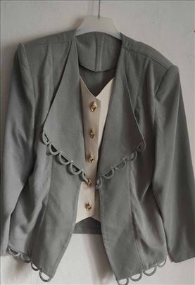 Vintage oversize jakna-prsluk 2 u 1 vel. M