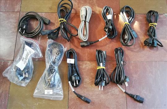 VGA kablovi, naponski kablovi, UTP LAN kablovi,USB