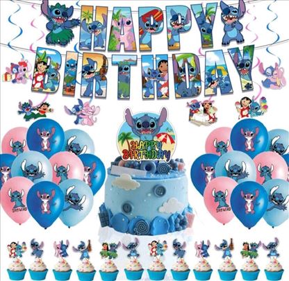 Stitch dekoracija za rođendan,naručivanje