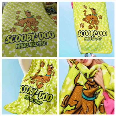 Scooby Doo ćebe, mere na slici- naručivanje