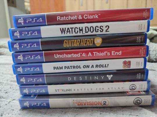 Igrice PS4 Patrolne sape, Division, Watch Dogs 2 