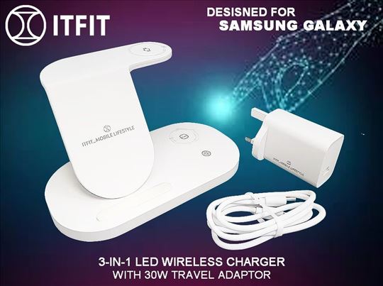 Samsung ITFIT 3in1 LED Wireless Charger 
