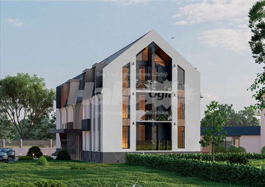 Krnjača , 39 m2 , jednoiposoban