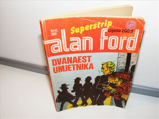 Alan Ford Vjesnik broj 350 Dvanaest umjetnika