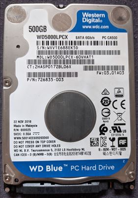 Hard disk WD5000LPCX 2.5 500GB