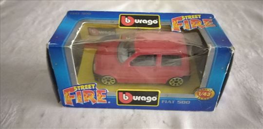 Burago Fiat Cinqvecento ,1:43. Italy,nov u kutiji