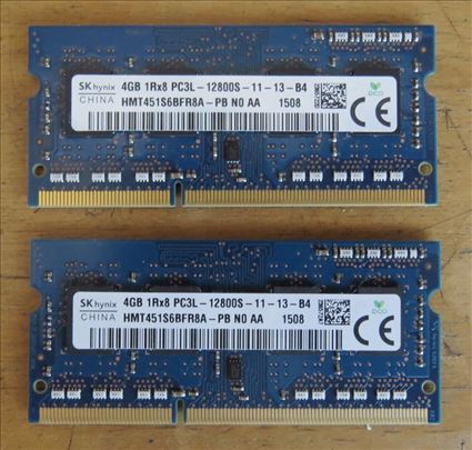 Hynix SO-DIMM 8GB (2x4) PC3L-12800S-11-13-B4 1.35V