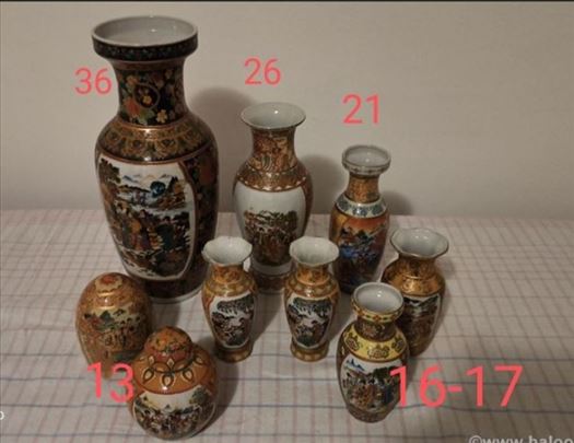 Kineske vaze 9 kom