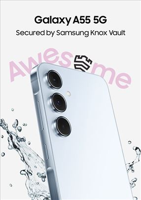 Samsung A55 8/256gb Ice Blue Novo!