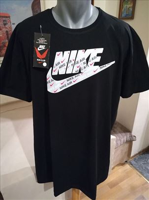 Nova muska pamucna markirana majica Nike Crna 3XL