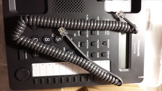 Spiralni telefonski kabl crni za KX-T7730