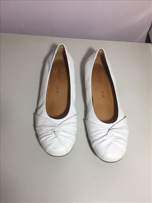 Gabor bele cipele vel 8 koža vel 41 27cm