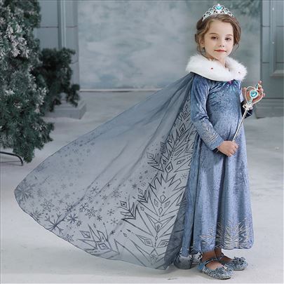 Elza Elsa Frozen kostim kostimi haljina model Z + 