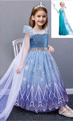 Elza Frozen haljina J kostim za decu Elsa sa dugim