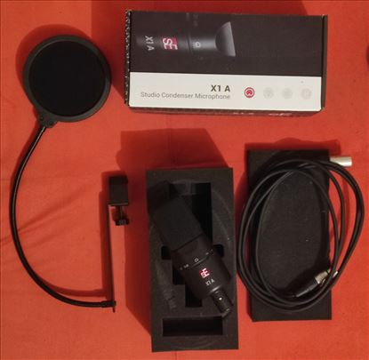Kondenzatorski Mikrofon SE X1 Poklon kabl, filter