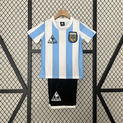 Argentina 1986 domaci dres deciji komplet