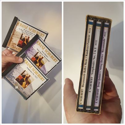 CD Franz Schubert 3CD Box Brilijant Clasic Muzic