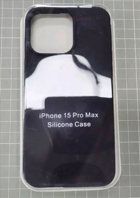 iPhone 15 Pro Max Silicone Case Dark Night Purple