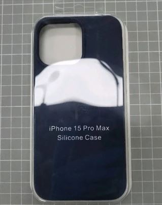 iPhone 15 Pro Max Silicone Case Midnight Blue