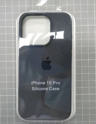 iPhone 15 Pro Silicone Case Charcoal Gray