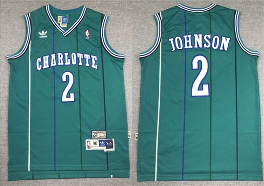 Larry Johnson - Charlotte Hornets NBA dres 