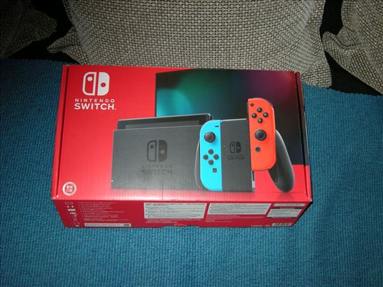 Nintendo Switch V2 Neon Red Blue