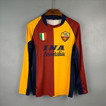 AS Roma 2001/2002 gostujuci dres dugi rukavi
