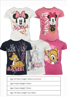 Minnie,Frozen,Bambi majice-naručivanje-vel.na slic