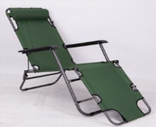 Relax stolica i lezaljka 2 u 1 novo zelena akcija