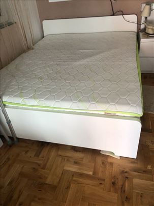 IKEA krevet+dušek+DORMEO naddušek