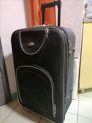 Kofer ORMI platneni veći oko 75 /45 /25 crni 