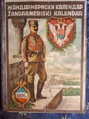 Žandarmerijski kalendar... Sremska Kamenica, 1925.