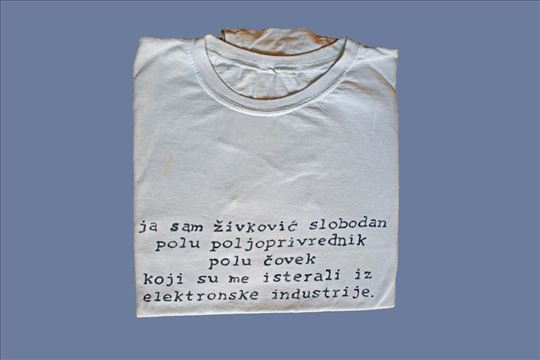 Majica sa natpisom "Ja sam Živković Slobodan"