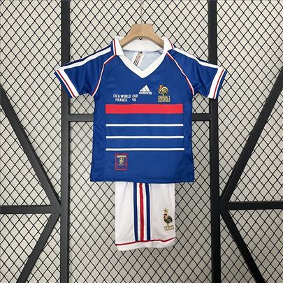 Francuska (France) 1998 domaći dres dečiji komplet