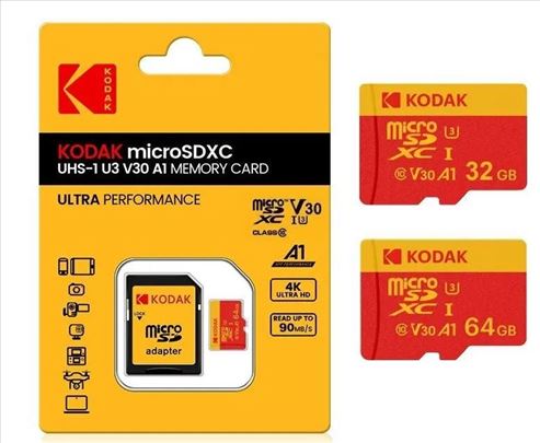 Kodak original Sdxc kartica 64gb plus adapter