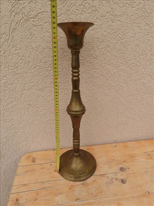 Ogroman, stari slavski svećnjak, visina 53 cm