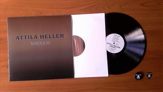 Attila Heller nova LP ploča + bedž + trzalica