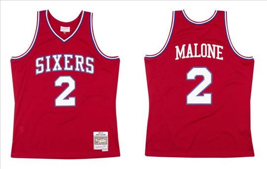 Moses Malone - Philadelphia 76ers NBA dres